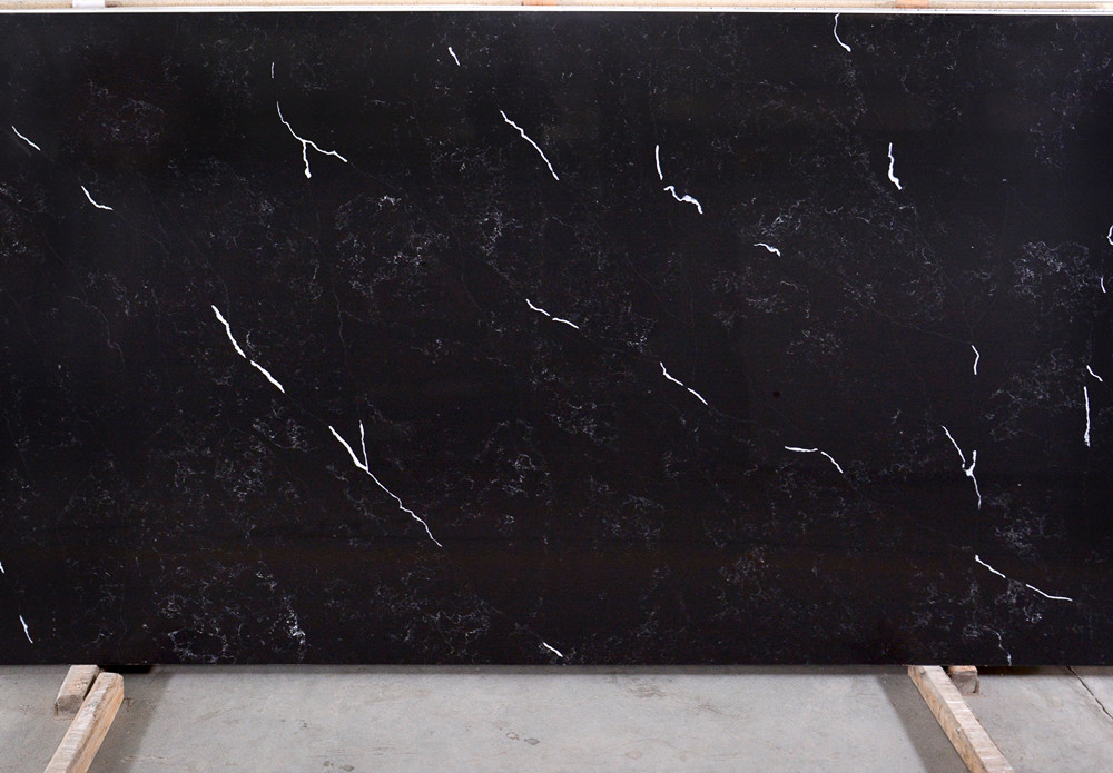Black Quartz with White Veins | Quartz Top | VV8079