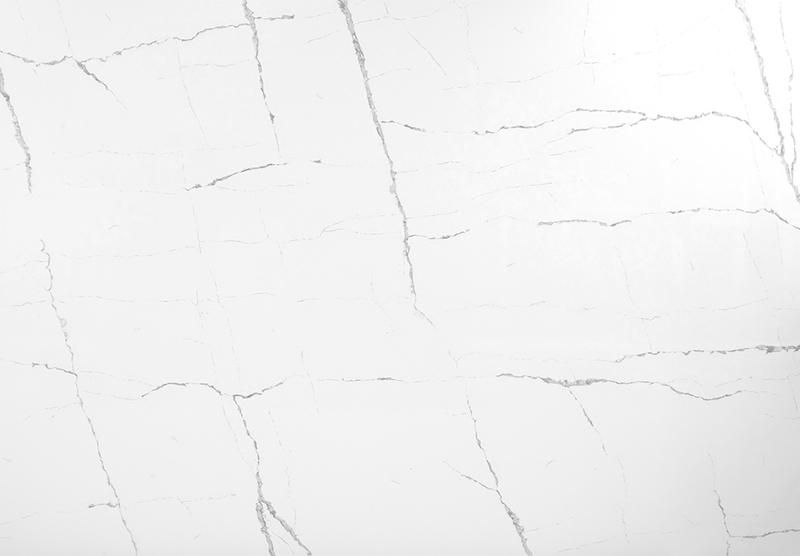 White Quartz Countertops with Grey Veining | VV230A