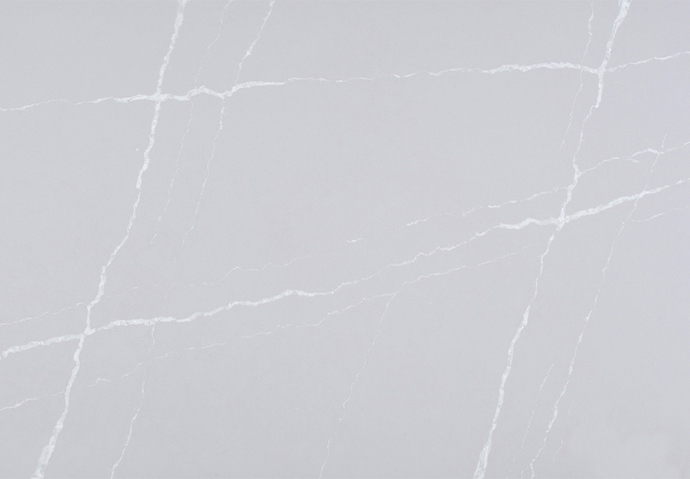 Gray Quartz with White Veins | Calacatta Grey Quartz | 8101