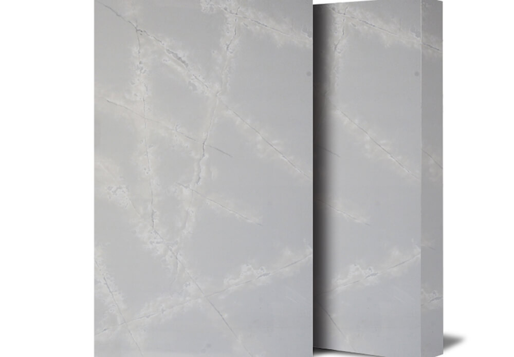 Gray Quartz with White Veins | Quartz Stone Top | 8051