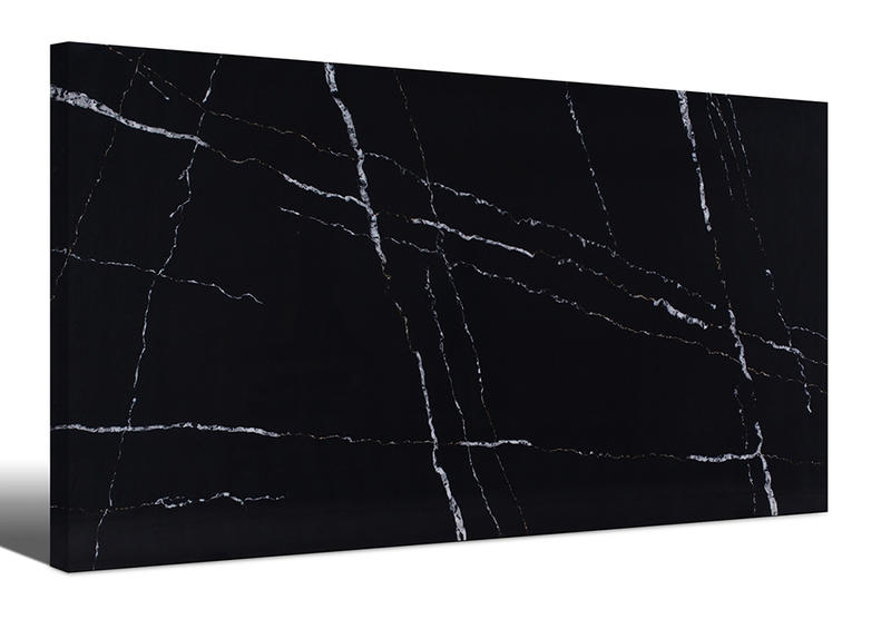 Calacatta Black Quartz Stone| Black Calacatta Stone | VV272A